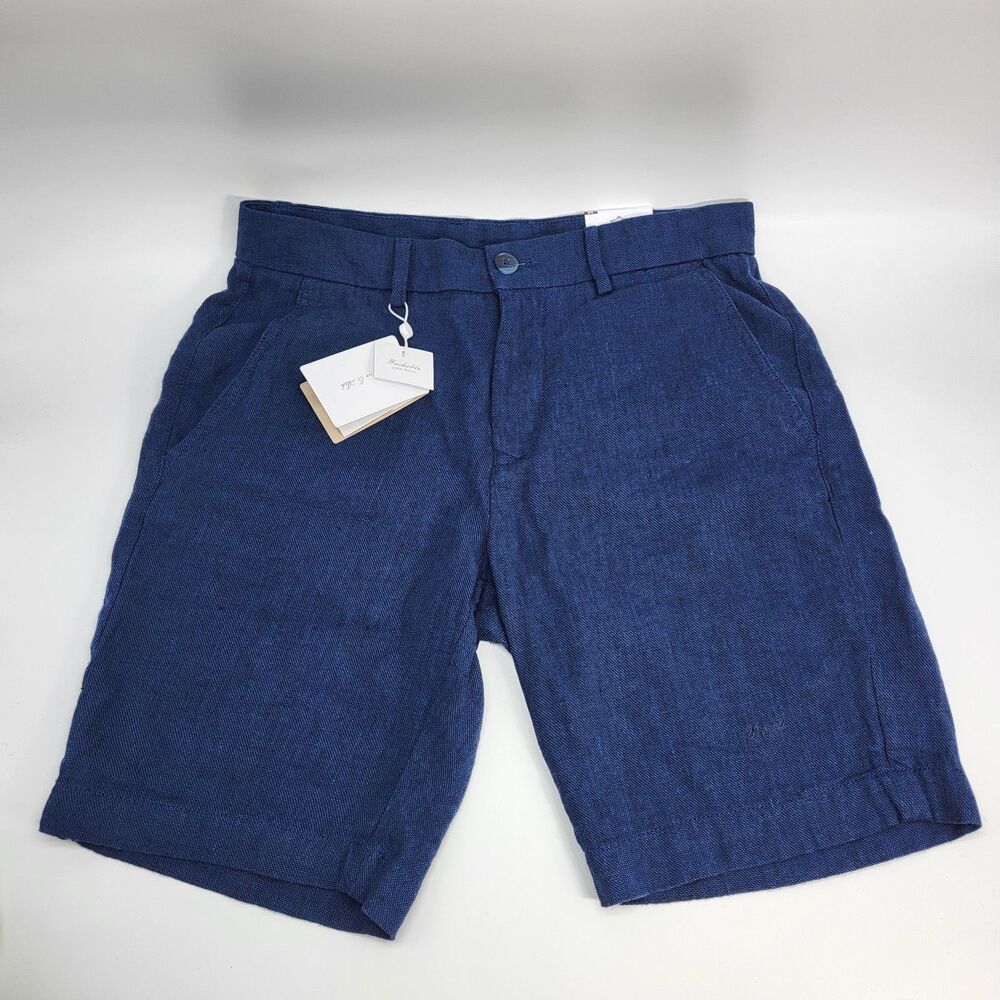 Porter And Ash Washable Linen Blend Shorts Mens Size 29 Premium Collection